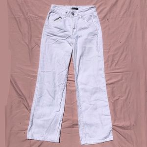 high rise straight leg jeans